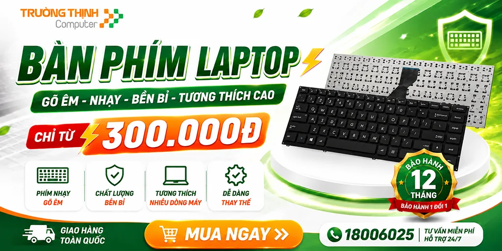 mua bàn phím laptop giá rẻ tại Trường Thịnh Computer